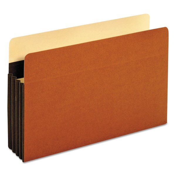 Pendaflex Heavy-Duty File Pockets, 3.5in Expansion, Legal Size, Redrope, PK25 C1526EHD